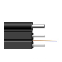 Outdoor fiber optic drop ftth cable 1 core G657A1 fiber optic cable self supporting